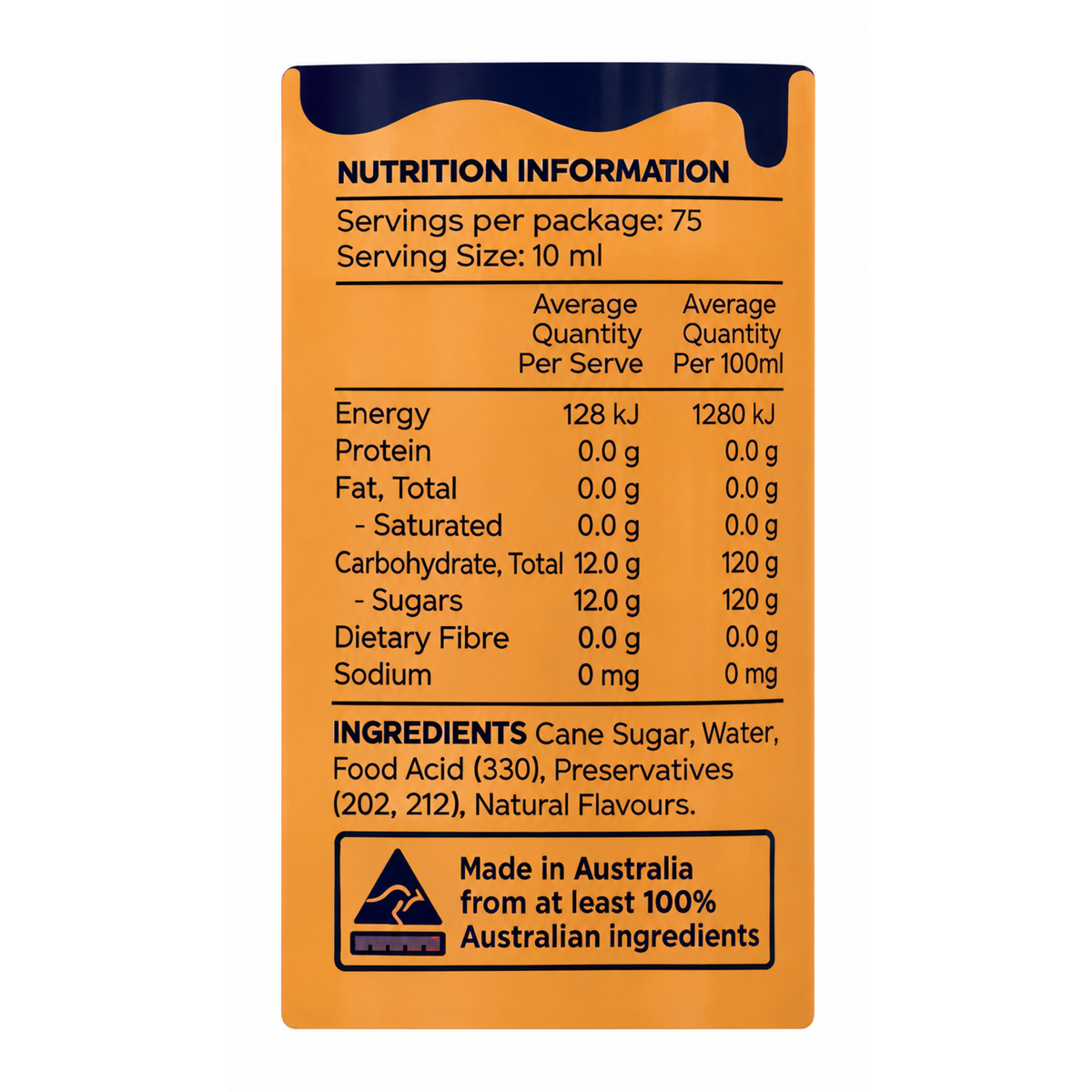 Coffee Syrup 750ml – Caramel, Vanilla or Hazelnut
