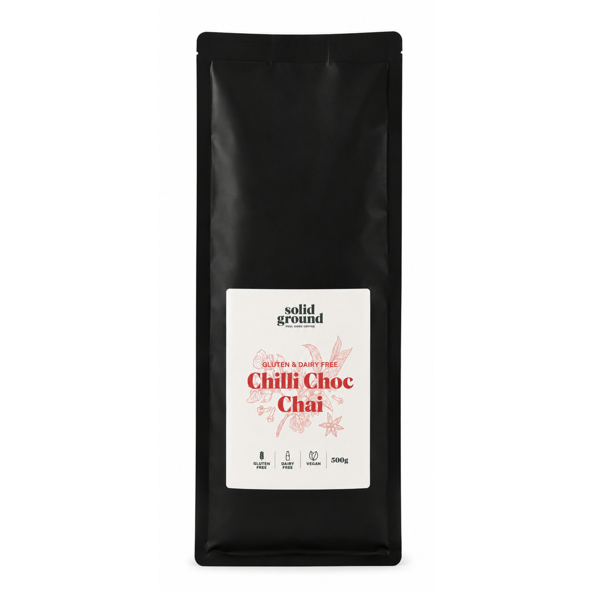 Chilli Choc Chai 500g – Gluten Free, Dairy Free & Vegan