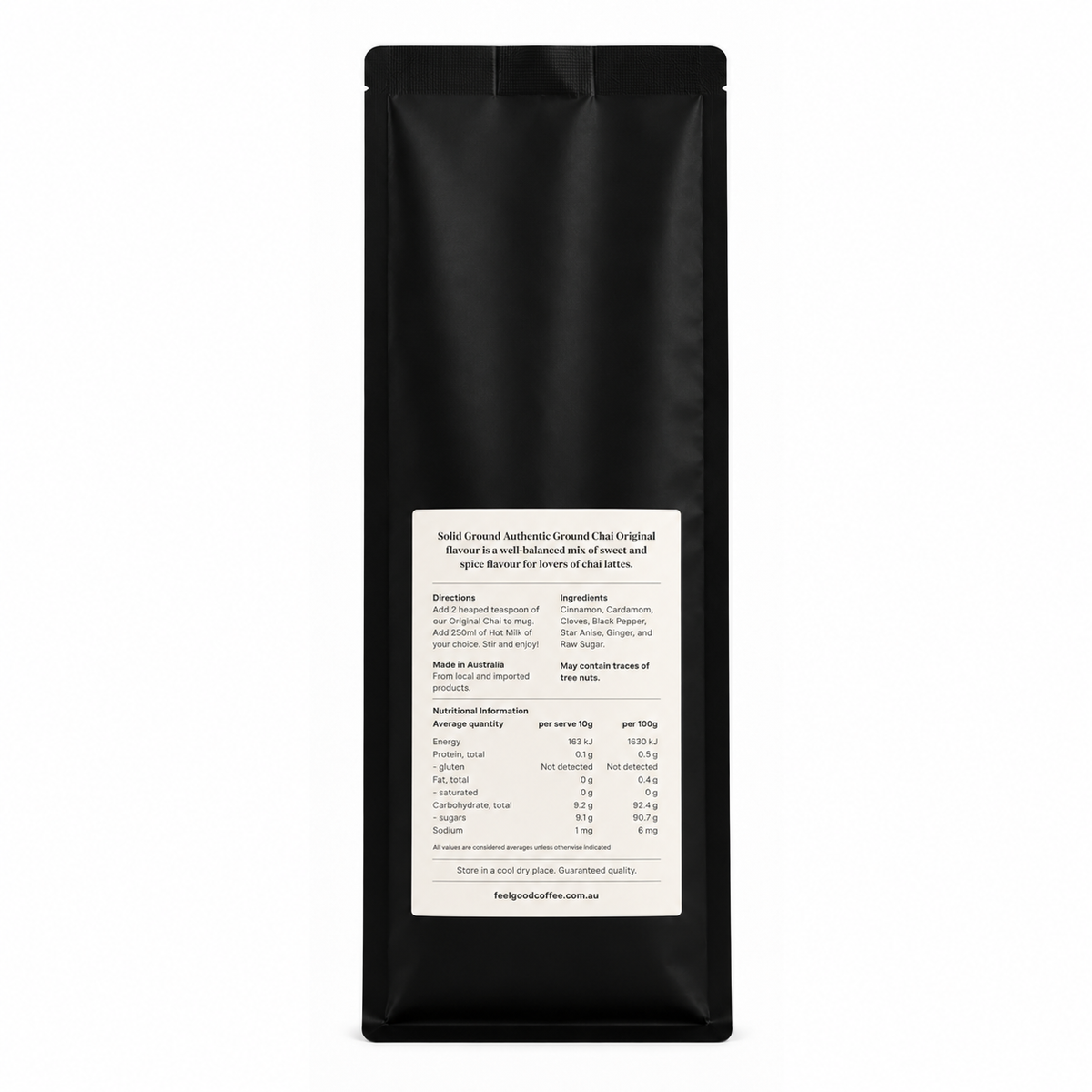 Original Chai 1kg – Gluten Free, Dairy Free & Vegan