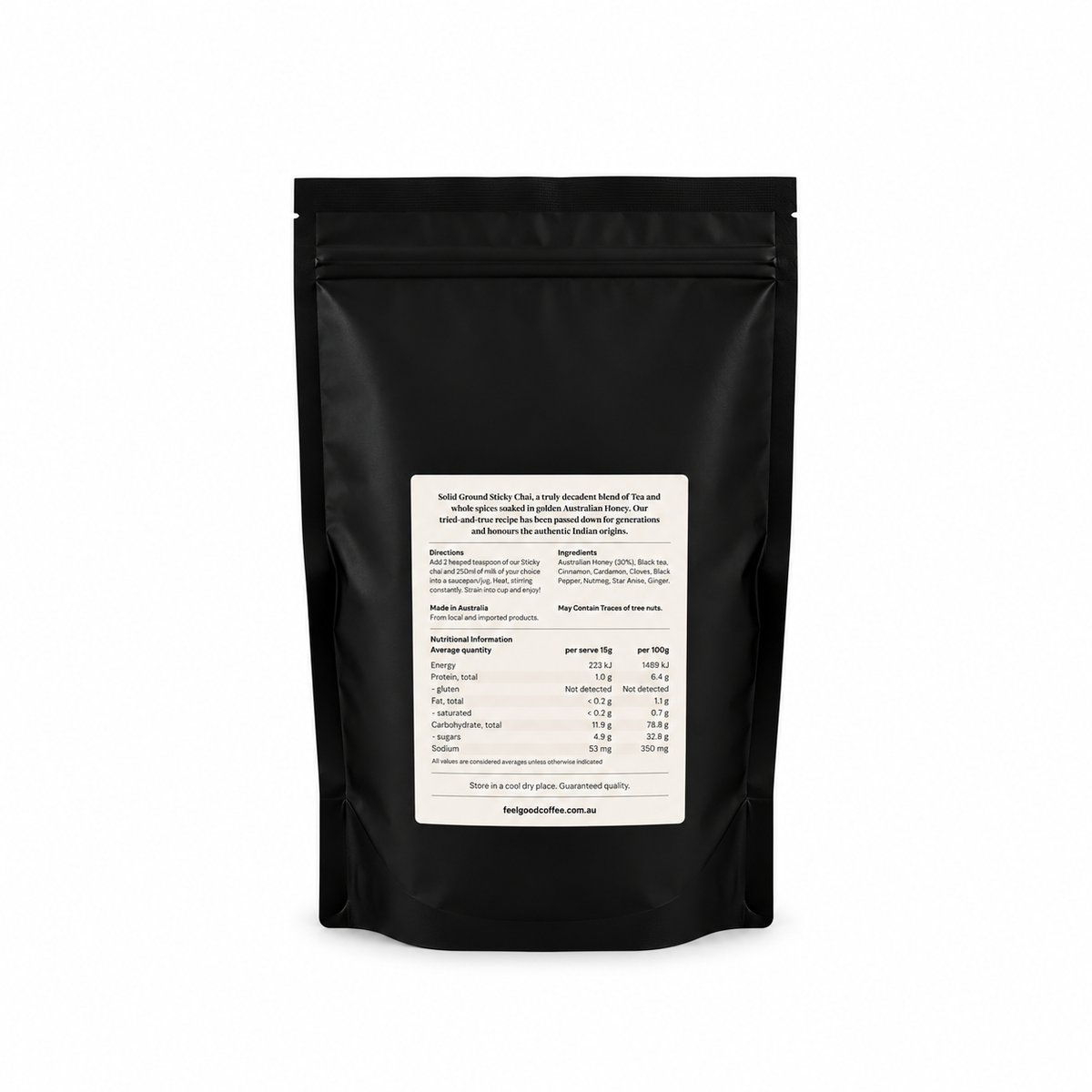 Sticky Chai – Gluten Free & Dairy Free